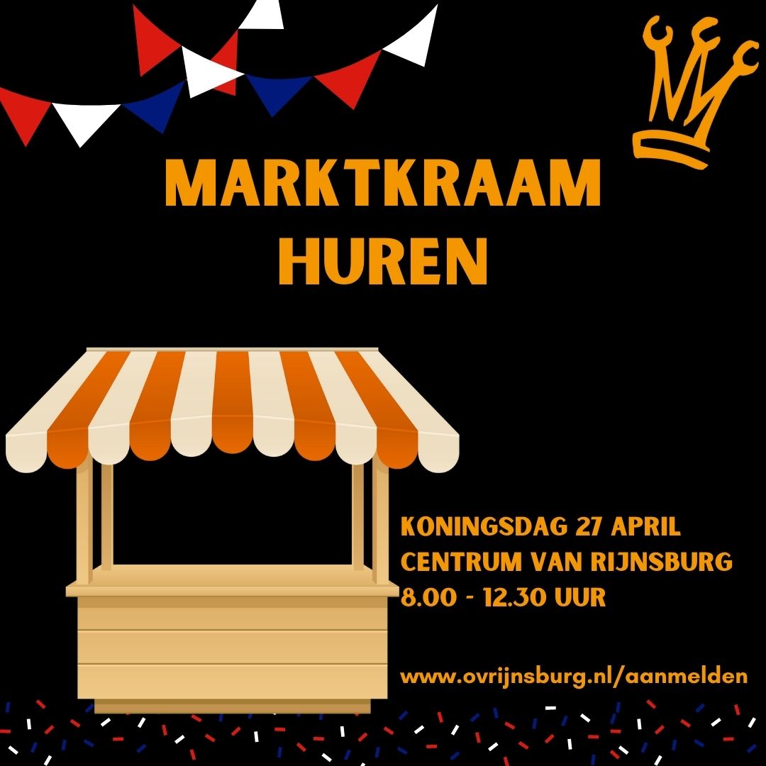 Marktkraam Vrijmarkt 2026