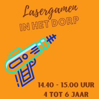 Lasergamen 4 -6 jaar 14.40 - 15.00 uur