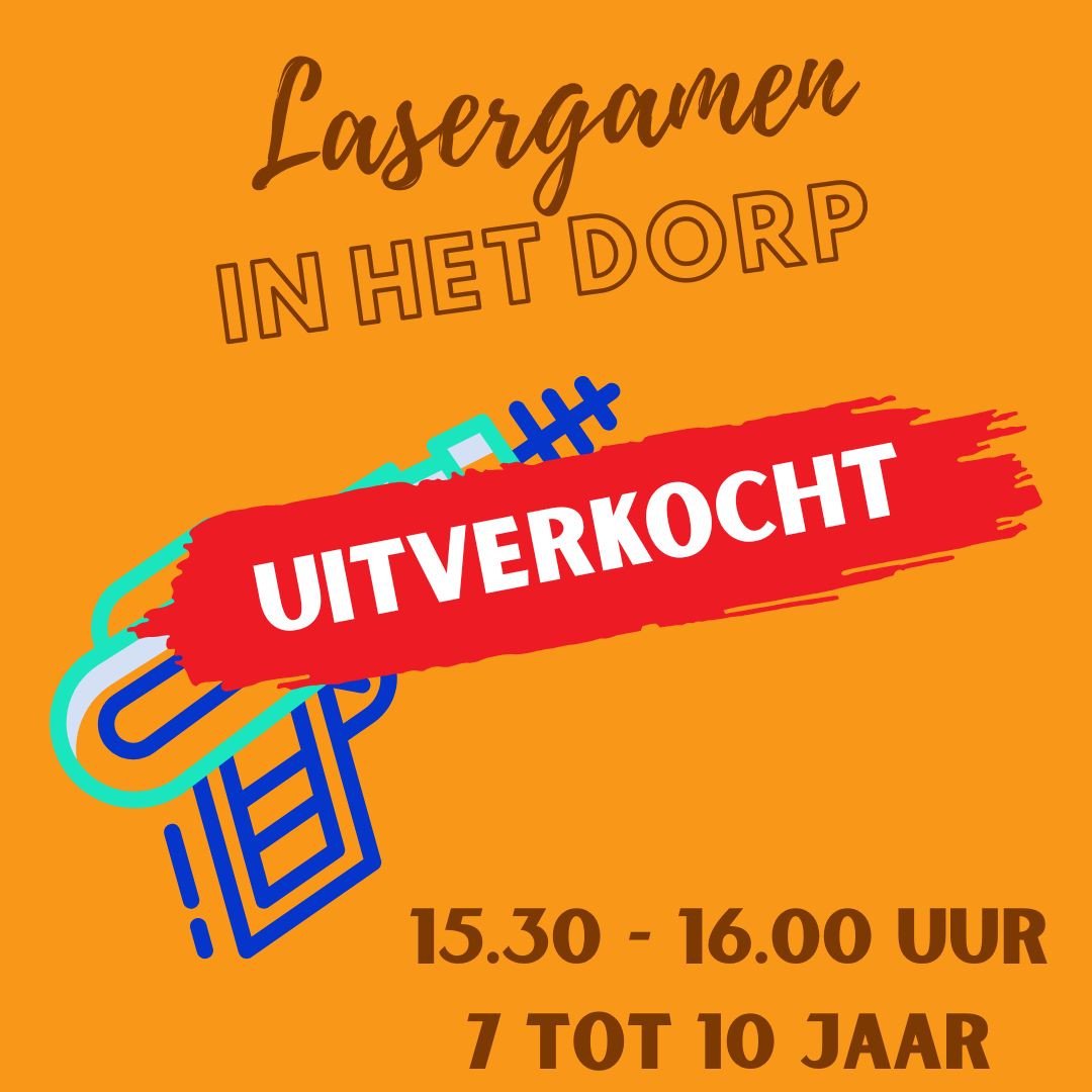 Lasergamen 7 - 10 jaar 15.30 -16.00 uur